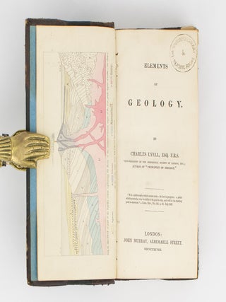 Item #80395 Elements of Geology. Charles LYELL