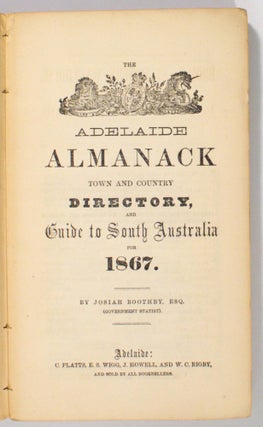 The Adelaide Almanack, Town and Country Directory, and Guide to South Australia for 1867