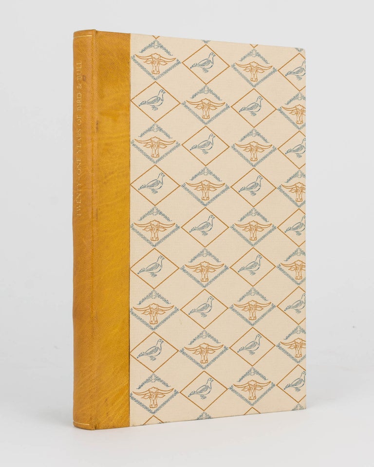 Item #80873 Twenty-one Years of Bird & Bull. A Bibliography, 1958-1979. Bird, Bull Press, W. Thomas TAYLOR, Henry MORRIS.