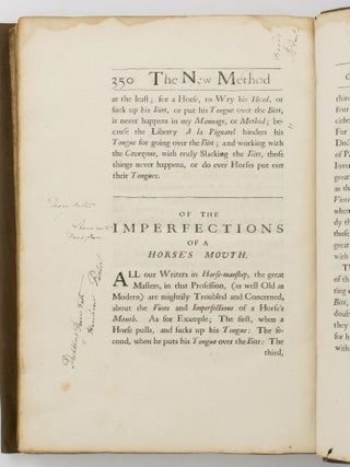A New Method, and Extraordinary Invention, to dress Horses, and work them according to Nature. As also, to perfect Nature by the Subtlety of Art; which was never found out but by the Thrice Noble, High and Puissant Prince William Cavendish ...