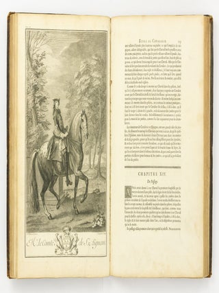 Ecole de Cavalerie contenant la Connoissance, l'Instruction, et la Conservation du Cheval