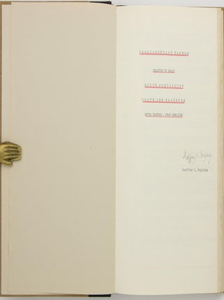 Two volumes of nineteenth century South Australian Parliamentary Papers relating to ports and harbors, together with a small quantity of related manuscript material, collected by Geoffrey Ingleton
