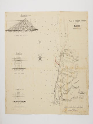 Two volumes of nineteenth century South Australian Parliamentary Papers relating to ports and harbors, together with a small quantity of related manuscript material, collected by Geoffrey Ingleton