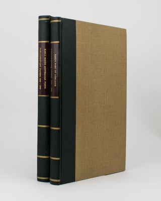 Two volumes of nineteenth century South Australian Parliamentary Papers relating to ports and harbors, together with a small quantity of related manuscript material, collected by Geoffrey Ingleton