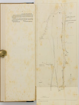 Two volumes of nineteenth century South Australian Parliamentary Papers relating to ports and harbors, together with a small quantity of related manuscript material, collected by Geoffrey Ingleton