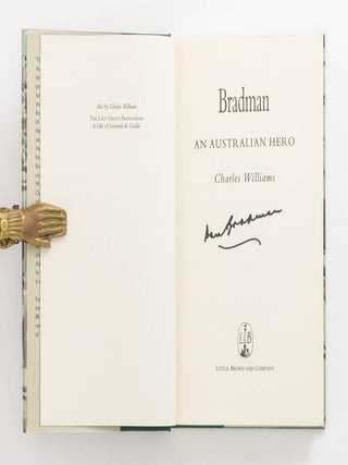 Bradman. An Australian Hero