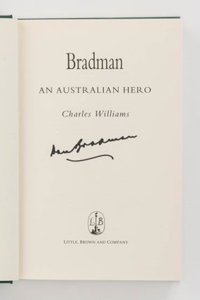 Bradman. An Australian Hero
