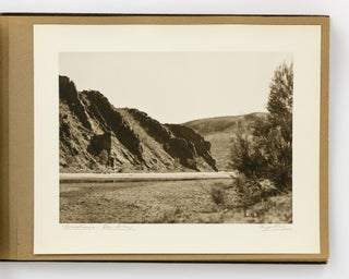 An album of 25 bromoil prints of Central Australia, individually captioned and signed by the photographer