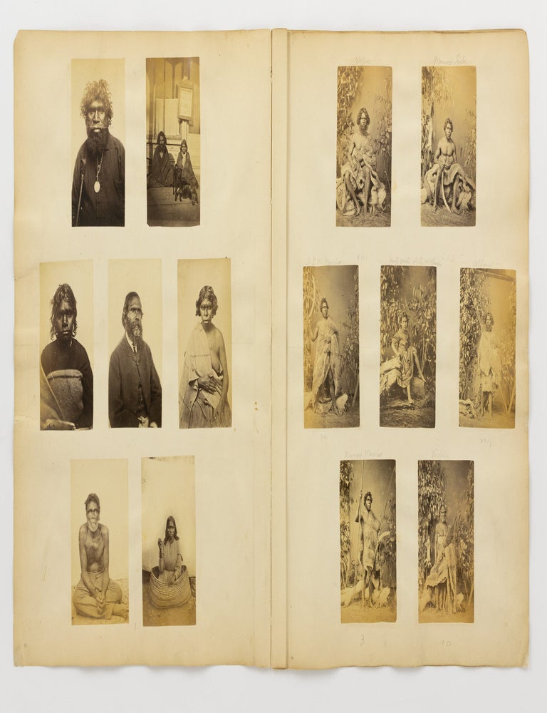 Item #84432 A collection of 24 carte-de-visite portrait photographs of Indigenous Australians, circa 1860s, most from the Yarra Valley and North-East Victoria. Indigenous Australian Portraits, Thomas Jeston WASHBOURNE.