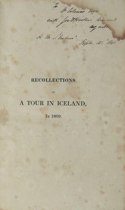 Journal of a Tour in Iceland in the Summer of 1809