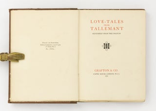 Love-Tales from Tallemant rendered from the French