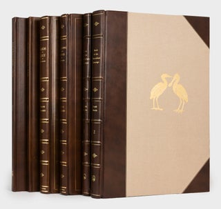 Item #87647 Six limited edition volumes on Australian birds by Frank Morris are offered as one...