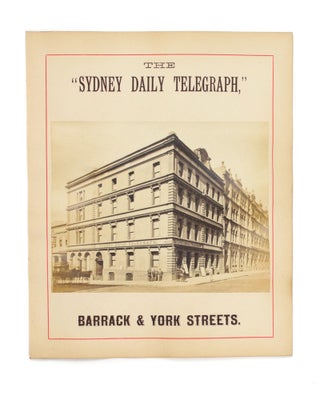 Three advertisements for Sydney businesses from the 1870s, illustrated with original full-plate albumen paper photographs