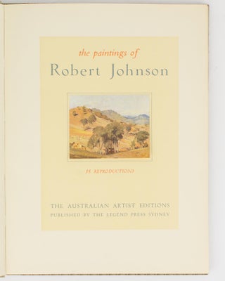 Item #90121 The Paintings of Robert Johnson. Robert JOHNSON