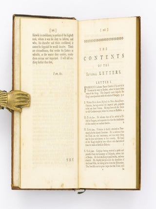 The Genuine Letters of Baron Fabricius, Envoy from his Serene Highness the Duke Administrator of Holstein to Charles XII of Sweden. Comprehending his Entire Correspondence with the Duke himself, Baron Goertz ... and with Count Reventlau ... and also his Excursions for his Service into Different Parts of the Ottoman Dominions in 1710, 1711, 1712, 1713 and 1714. Interspersed throughout with Many Singular Particulars, Secret Transactions and Curious Anecdotes in Relation to that Northern Hero, during his Residence in Turkey ...