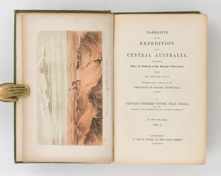 Item #93871 Narrative of an Expedition into Central Australia ... during the years 1844, 5 and 6. Charles STURT.
