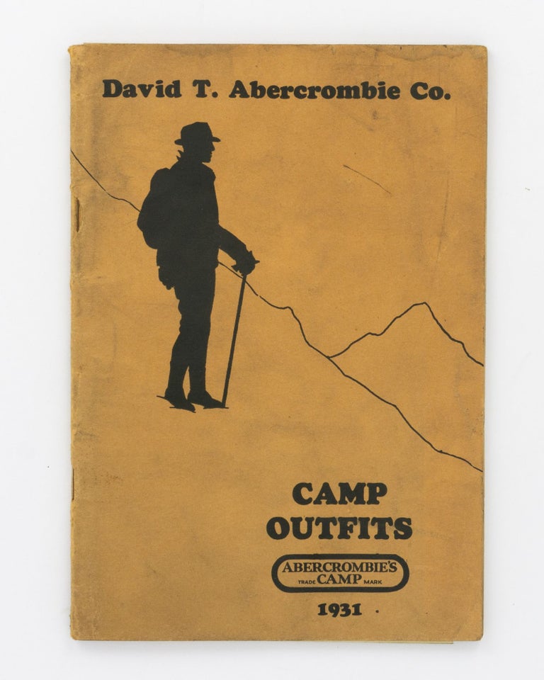 Item #93938 David T. Abercrombie Co., Camp Outfits [cover title]. Trade Catalogue.