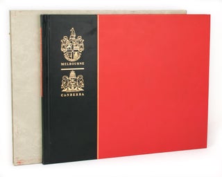 Item #93949 The Book of Melbourne and Canberra. A Collection of Six Lithographic Prints of...