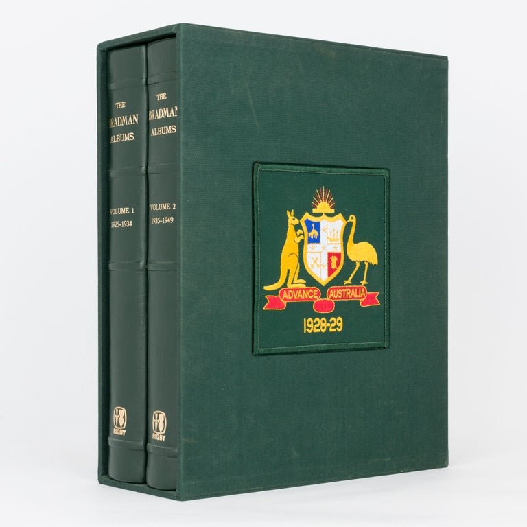Item #95487 The Bradman Albums. Selections from Sir Donald Bradman's Official Collection. Volume 1: 1925-1934... Volume 2: 1935-1949. Cricket, Sir Donald BRADMAN.