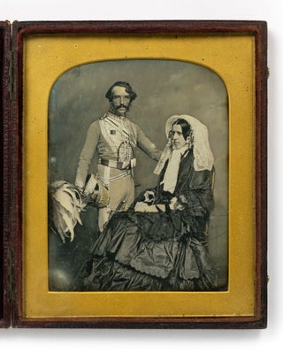 Item #95962 A fine hand-coloured half-plate daguerreotype of Major-General Henry Dundas Drummond...