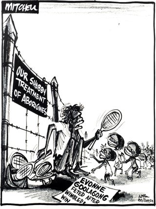 A substantial archive of original pen and ink cartoon artwork by Norm Mitchell, editorial cartoonist for the Adelaide 'Advertiser' for 30 years until his untimely death. He won a Walkley Award for the best Australian cartoon in 1975