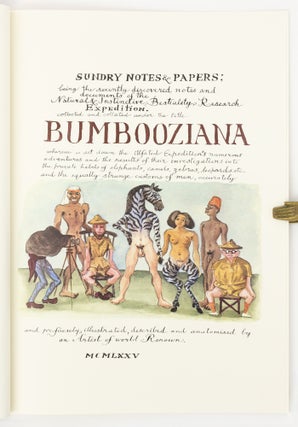 Sundry Notes and Papers; being recently discovered Notes and Documents of the Natural & Instinctive Bestiality Research Expedition. Collected and collated under the title Bumbooziana ...