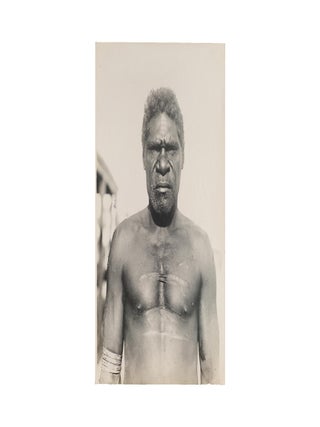 Five vintage gelatin silver photographs (each 215 x 165 mm) by Gillen or Spencer, being individual portraits of four Indigenous men and one woman in the Northern Territory, 1901-02