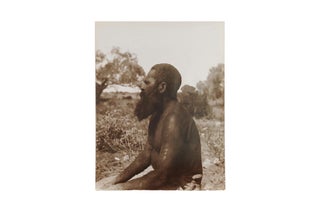 Five vintage gelatin silver photographs (each 215 x 165 mm) by Gillen or Spencer, being individual portraits of four Indigenous men and one woman in the Northern Territory, 1901-02