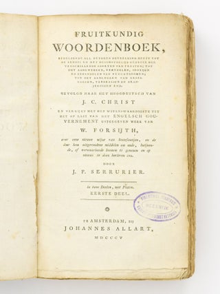 Fruitkundig Woordenboek ...