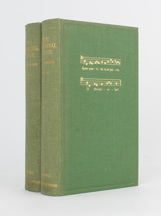 Item #96504 The Medieval Stage. Edmund Kerchever CHAMBERS