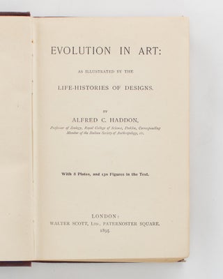 Evolution in Art as illustrated by the Life-Histories of Designs