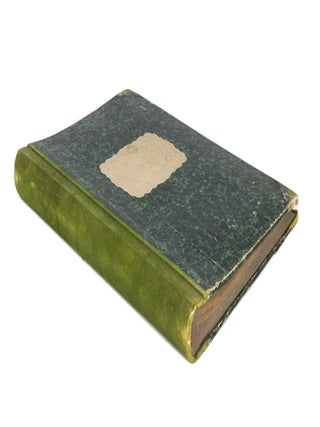 A large nineteenth century scrapbook containing 66 samples of fabric (circa 1870)