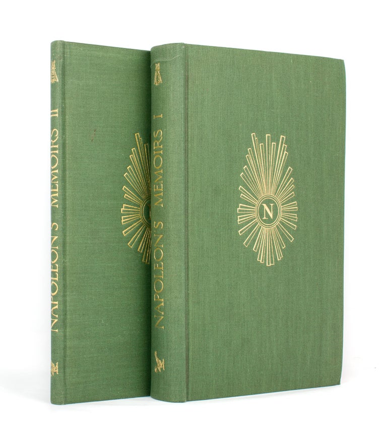 Item #97183 Napoleon's Memoirs. Edited [and translated] by Somerset De Chair. Golden Cockerel Press, Napoleon BONAPARTE.