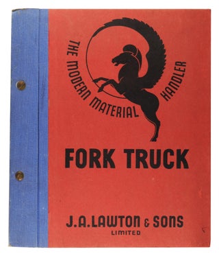 Item #97192 Operating Instructions and Parts List. Lawton Fork Truck, Model TFT 45 CC. Trade...