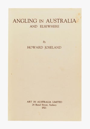 Angling in Australia and Elsewhere