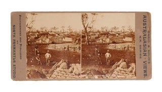 Craig & Solin's Australasian Views - WA Series. Photographed and Published by North Fremantle Studio. A collection of 66 stereophotographs on the photographers' captioned mounts [some printed 'Freemantle']. Localities include Perth, Fremantle, and Bunbury, and the mining districts of Kalgoorlie, Boulder, Coolgardie and Kanowna