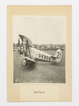 An impressive collection of nineteen vintage photographs of Bristol aircraft from the 1910s to the 1930s