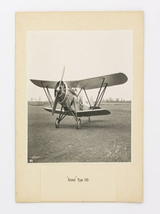 An impressive collection of nineteen vintage photographs of Bristol aircraft from the 1910s to the 1930s