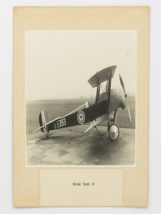 An impressive collection of nineteen vintage photographs of Bristol aircraft from the 1910s to the 1930s