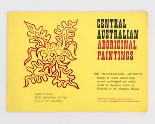 Item #99460 Central Australian Aboriginal Paintings. The Pitjantjatjara Abstracts. Designs in...